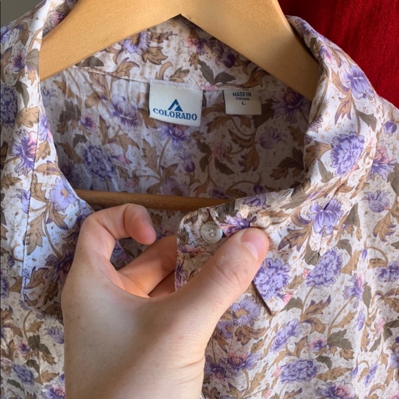 Retro COLORADO Paisley shirt L - Picture 4 of 4